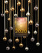 Free Golden And Silver Globes Hanging For New Year Psd