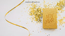 Free Golden Book Mockup With Christmas Design Psd