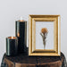 Free Golden Frame Mockup By The Candles Psd