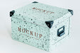 Free Green Retro Paper Box Mockup Psd