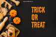 Free Halloween Mockup With Insects On Bread Psd