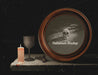 Free Halloween Round Frame With Skull And Candle Psd