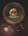 Free Halloween Round Frame With Skull And Old Fashion Medicine Equipment Psd