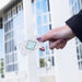 Free Hand Holding Business Card Psd
