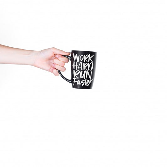 Free Hand Holding Mug Mockup Psd