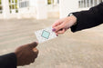Free Hands Exchanging Business Card Psd