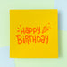 Free Happy Birthday Message On Cardboard Psd