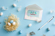 Free Happy Easter Label With Envelope Psd
