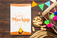 Free Happy Lohri Concept Mock-Up Psd