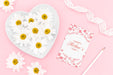 Free Happy Mother'S Day Card With Chamomile Flowers Psd