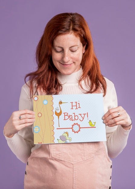 Free Happy Pregnant Mother Concept Psd