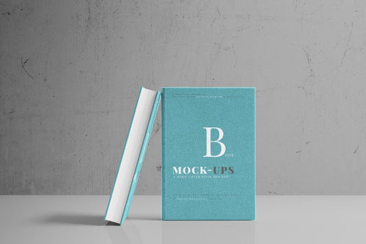 Free Hard Cover Book Mockup Psd