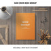Free Hard Cover Book Mockup With Wooden Elements Psd