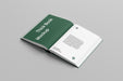 Free Hard Cover Open Book Mockup