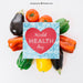 Free Healthy Food Mockup With Card Psd