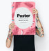 Free Hiding Behind A Colorful Poster Mockup