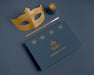 Free High Angle Of Carnival Invitation Mask And Paint Brush Psd