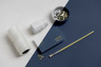 Free High Angle Of Carnival Invitation With Thread And Paint Brush Psd