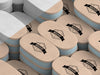 Free High Angle Of Packaging Box Mock-Up Psd