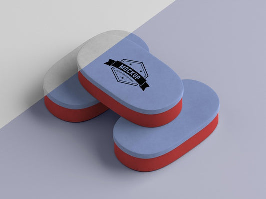 Free High Angle Of Packaging Box Mock-Up Psd