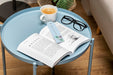 Free High Angle Open Book Mock-Up On Coffee Table With Bookmark Psd