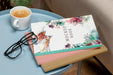 Free High Angle Stack Of Books Mock-Up On Coffee Table With Glasses Psd
