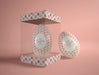 Free High Angle Transparent Box With Easter Egg Psd