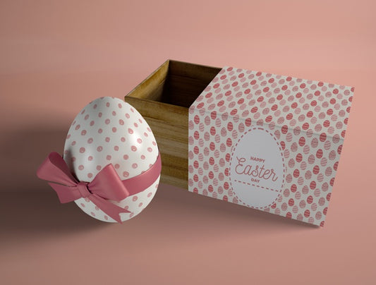 Free High Angle Wrapped Egg With Box Psd