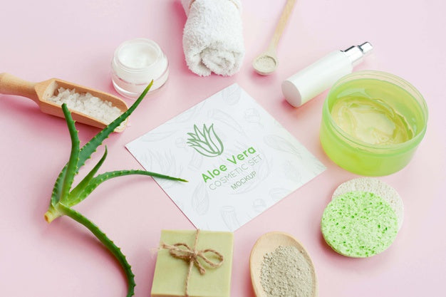 Free High View Spa Toiletries Concept Psd