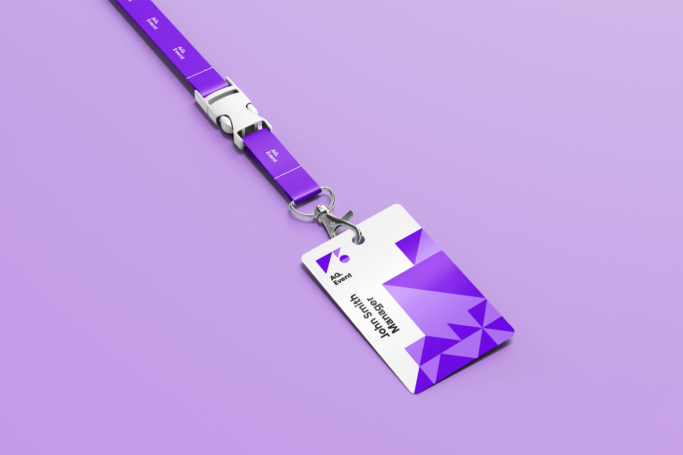 Free Id Card Holder Mockup