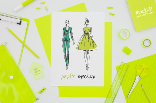 Free Ideas Of Clothing Paper Mock-Up Psd