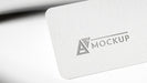 Free Identity Business Card Mock-Up On White Background Psd