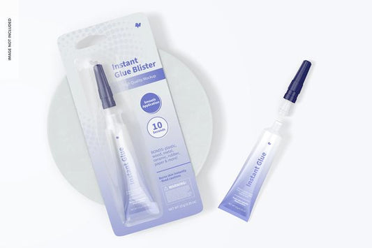 Free Instant Glue Blister Mockup Psd