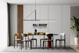 Free Interior Dining Room Wall Mockup Psd