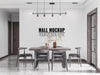 Free Interior Dining Room Wall Mockup Psd