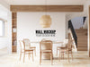 Free Interior Dining Room Wall Mockup Psd