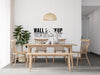 Free Interior Dining Room Wall Mockup Psd