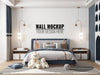 Free Interior Kids Bedroom Wall Mockup Psd