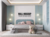 Free Interior Kids Bedroom Wall Mockup Psd