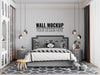 Free Interior Kids Bedroom Wall Mockup Psd