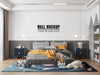 Free Interior Kids Bedroom Wall Mockup Psd