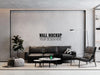 Free Interior Living Room Wall Mockup Psd
