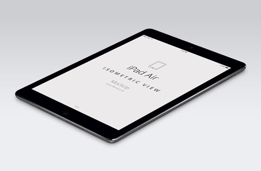 Free Ipad Air Perspective Mockup