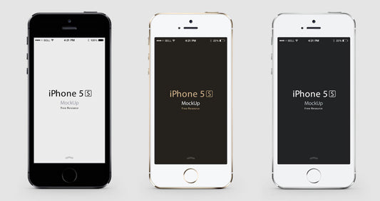Free Iphone 5S Psd Vector Mockup