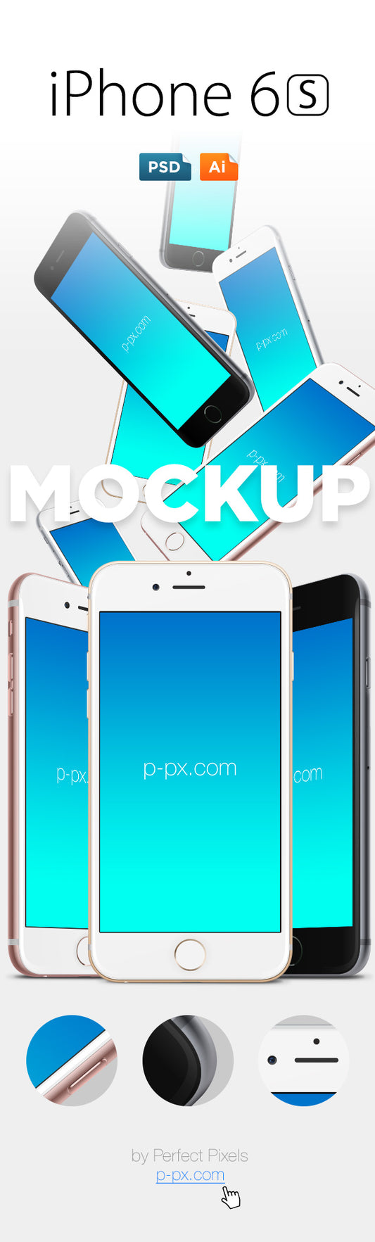 Free Iphone 6S Vector Mockup