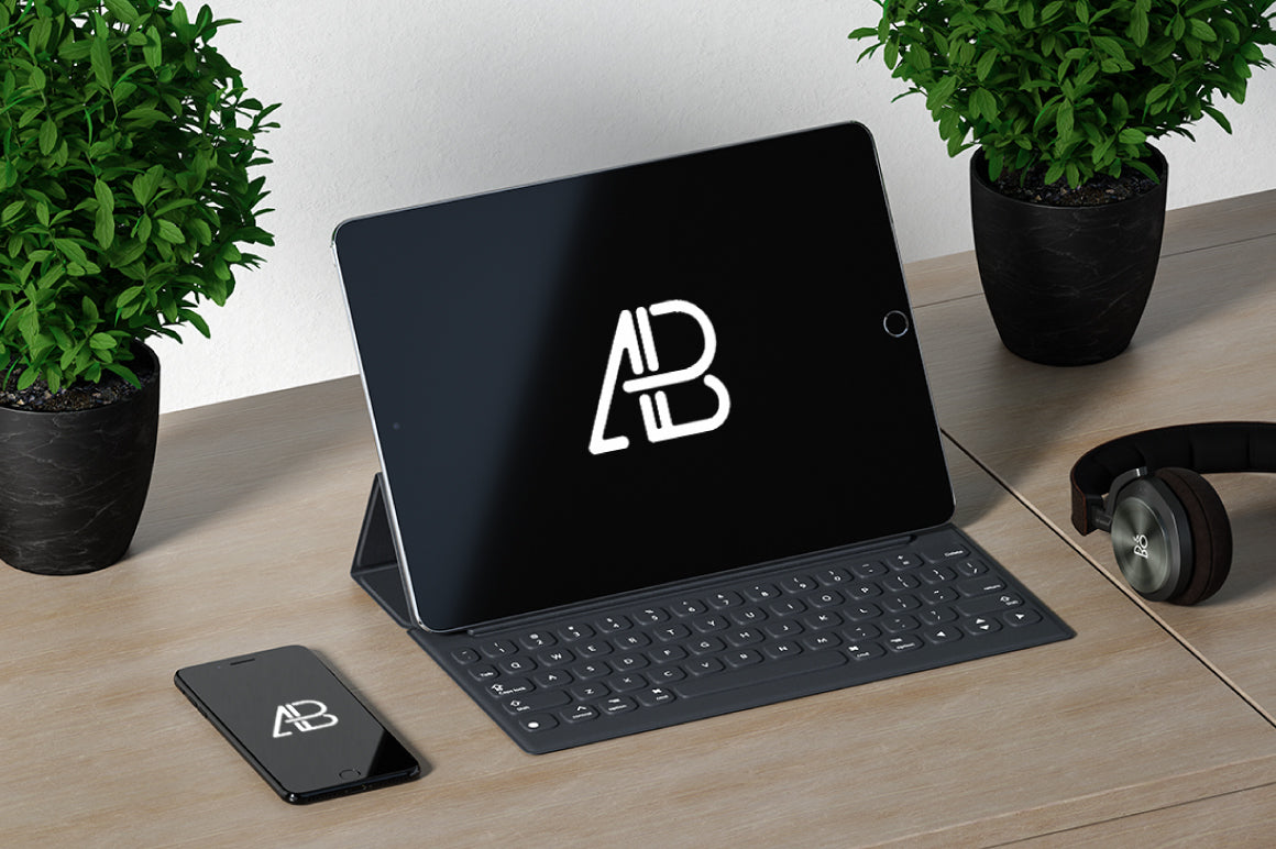 Free Iphone 7 Plus And Ipad Pro 10.5-Inch Mockup