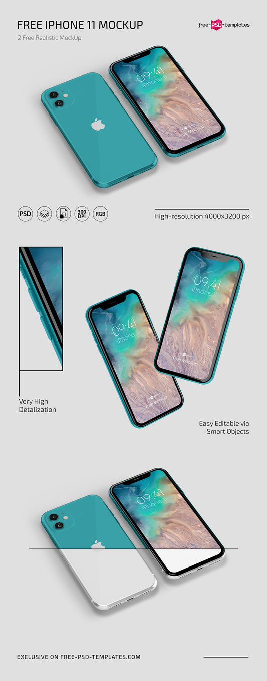 Free Iphone Mockups In Psd