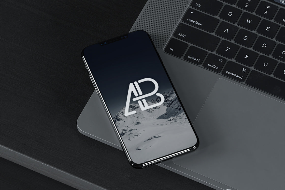Free Iphone X On Macbook Pro Mockup