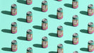 Free Isometric Soda Cans With Blue Background Psd