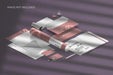 Free Isometric Stationery Branding - Mockup Scene Creator Psd